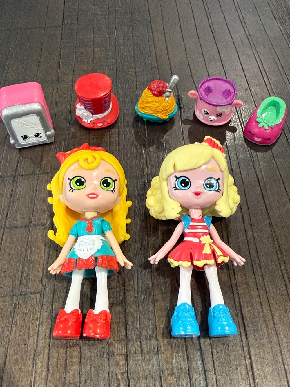 Shopkins Shoppies Lil Shoppies Doll & Accessories Lot Happy Places Rare Retired